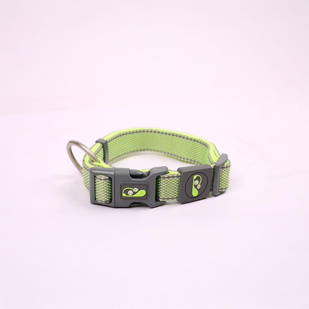Skatrs Adjustable Collar for Dogs (Neon Green)