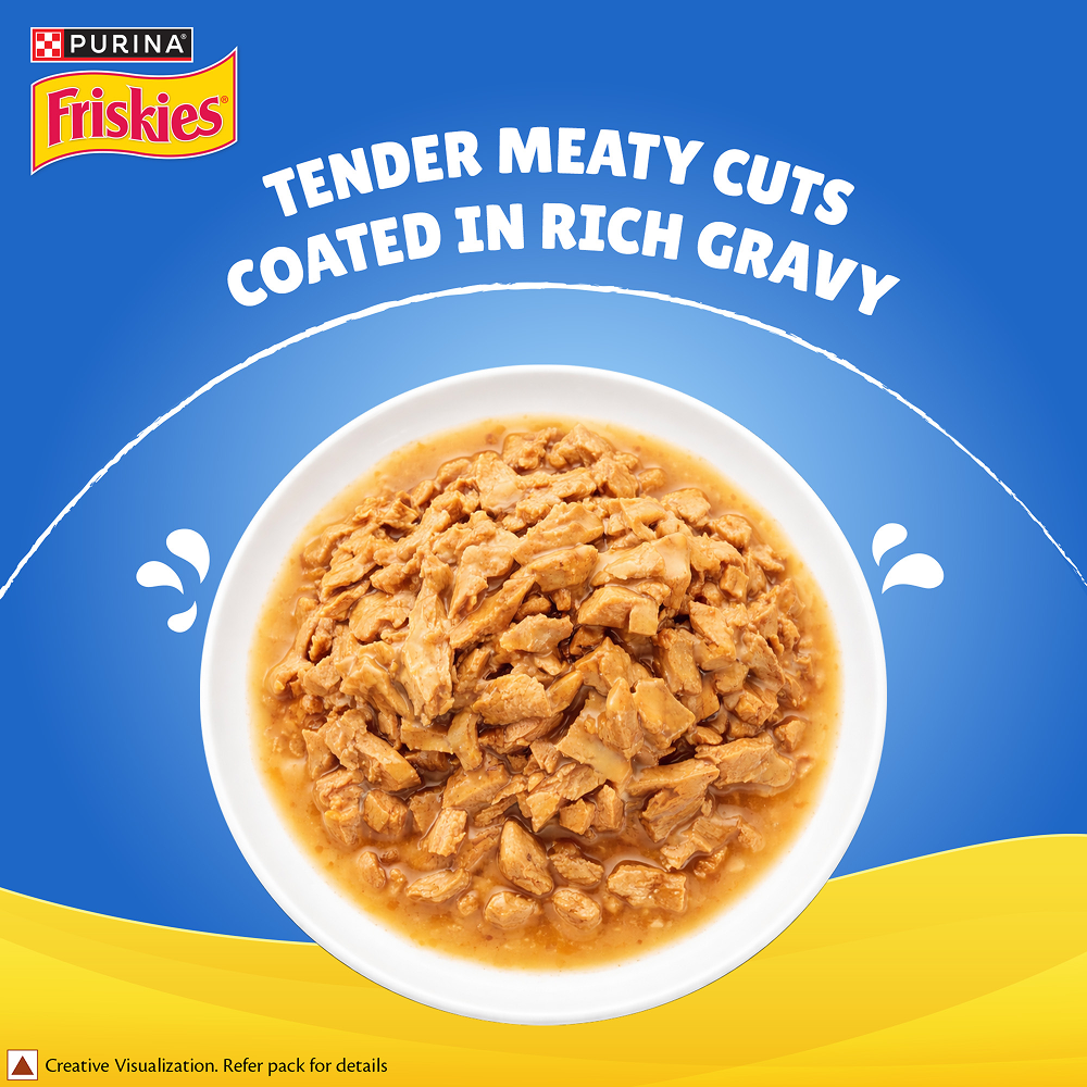 Purina Friskies Gravy licious Ocean Fish Flavour Adult Cat Wet Food image 4