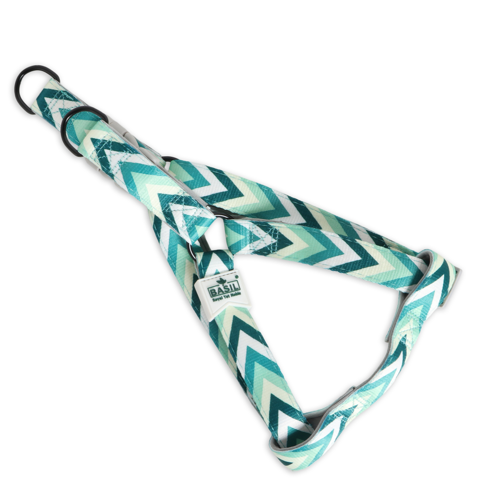 Basil Printed Adjustable Harness for Dogs (Green) image 6