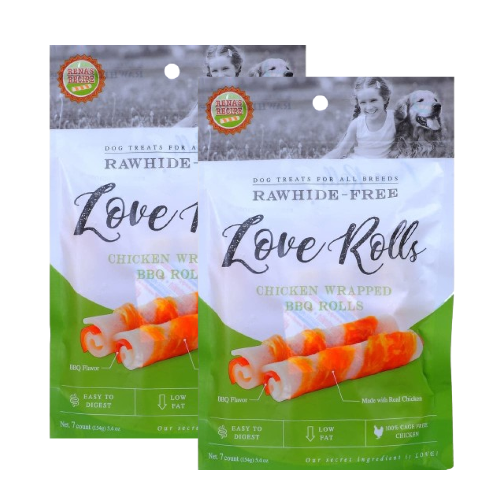 Rena Love Chicken Wrapped BBQ Rolls Dog Treats image 4