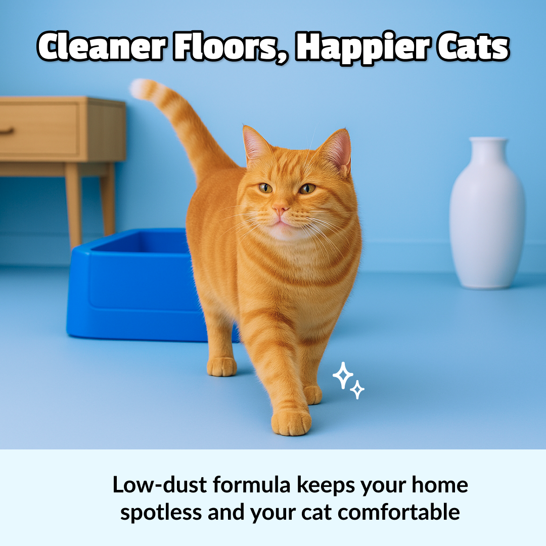 Scoopy Cat Litter | Lavender Scented | Quick Clumping | 100% Natural Bentonite White Sand image 9