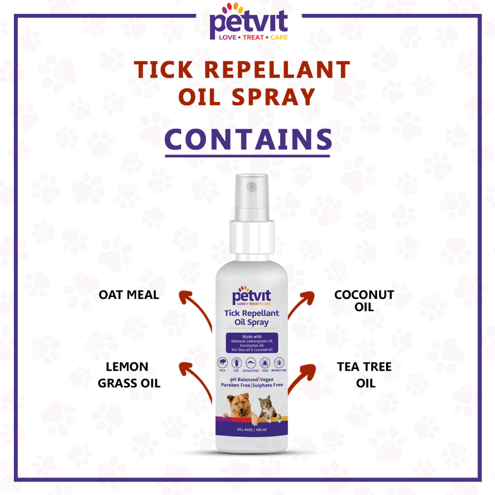 Petvit Tick Repellent Oil Spray for Dogs and Cats image 7