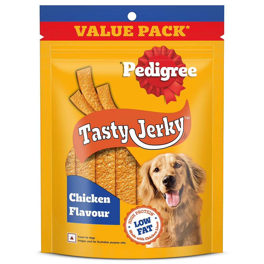 Pedigree Chicken Flavour Tasty Jerky Dog Treat image 2