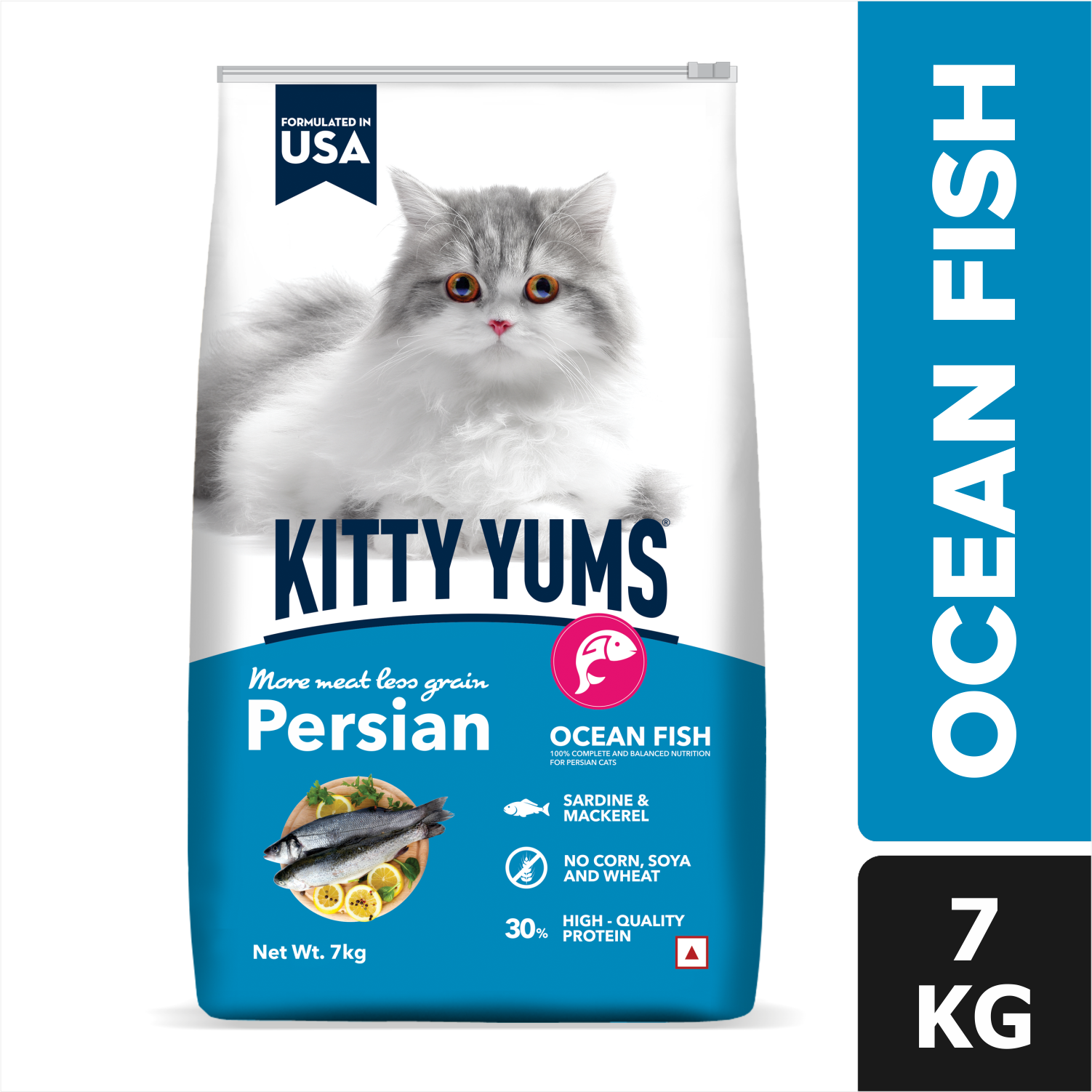 Kitty Yums Ocean Fish Persian Cat Dry Food image 10
