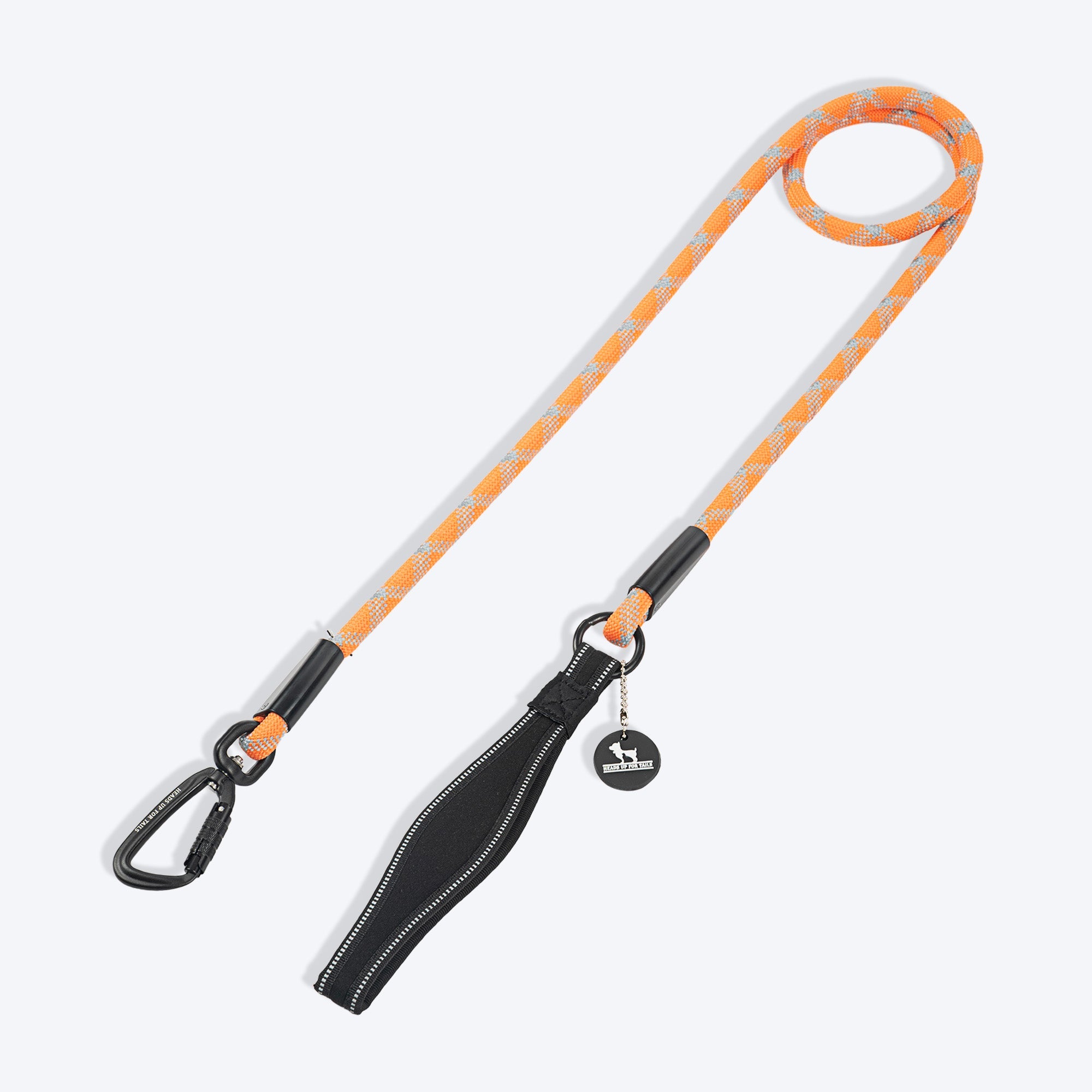 HUFT Xplorers Rope Leash for Dogs (Orange)