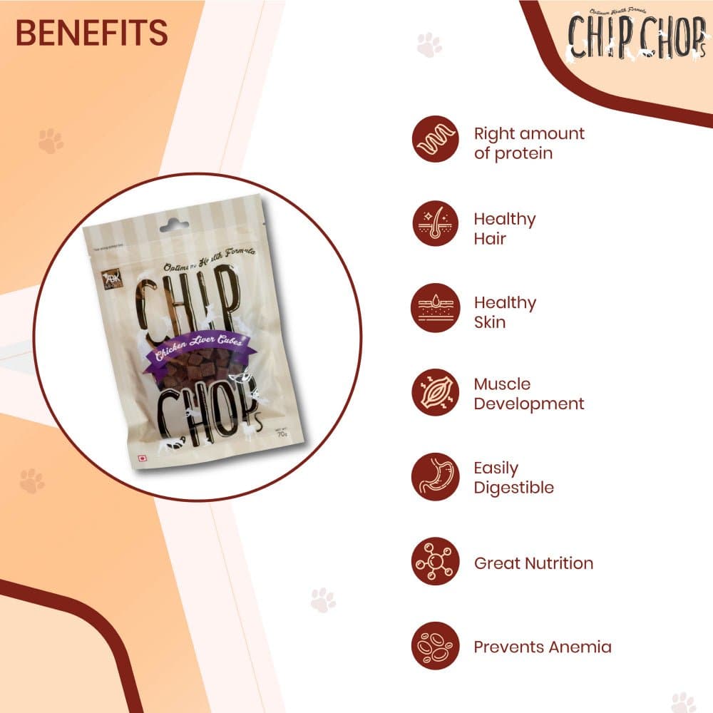 Chip Chops Chicken Liver Cubes Dog Treats image 4