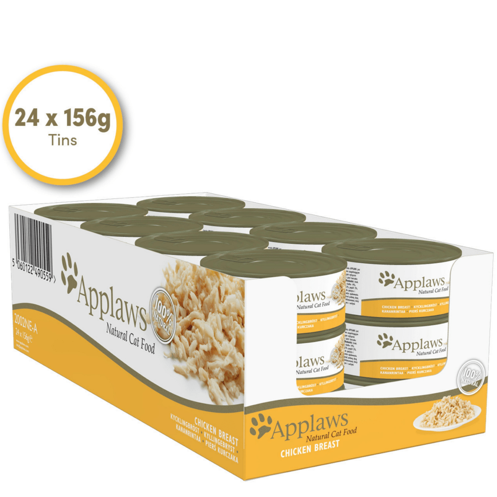 Applaws Chicken Breast Tinned Cat Wet Food (156g) image 7