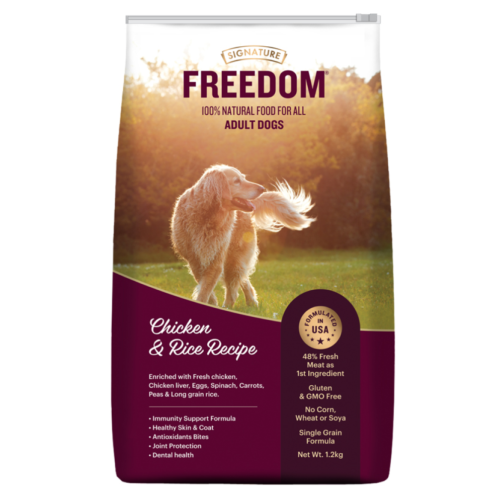Signature Freedom Chicken and Rice Recipe Adult Dog Dry Food image 8