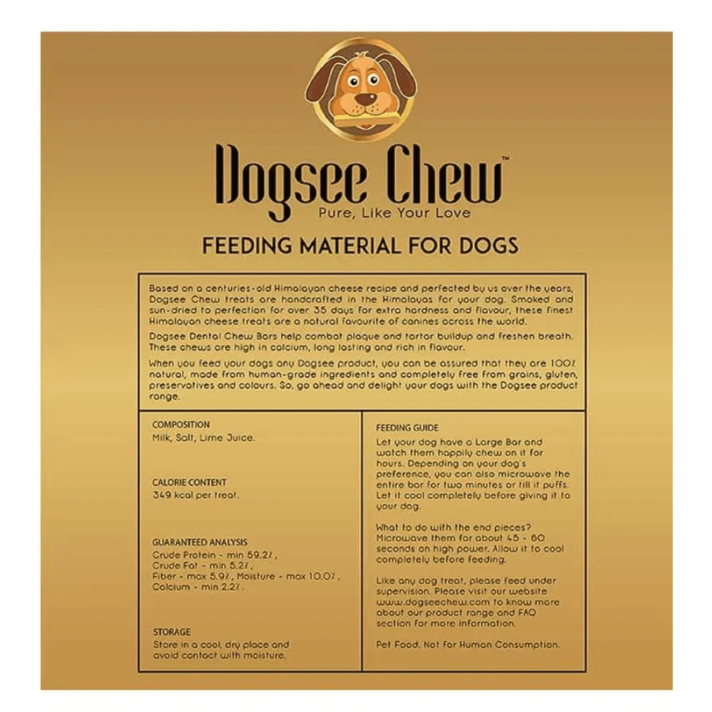 Dogsee Chew Turmeric Chew Bars Large Breed Dog Treats image 3