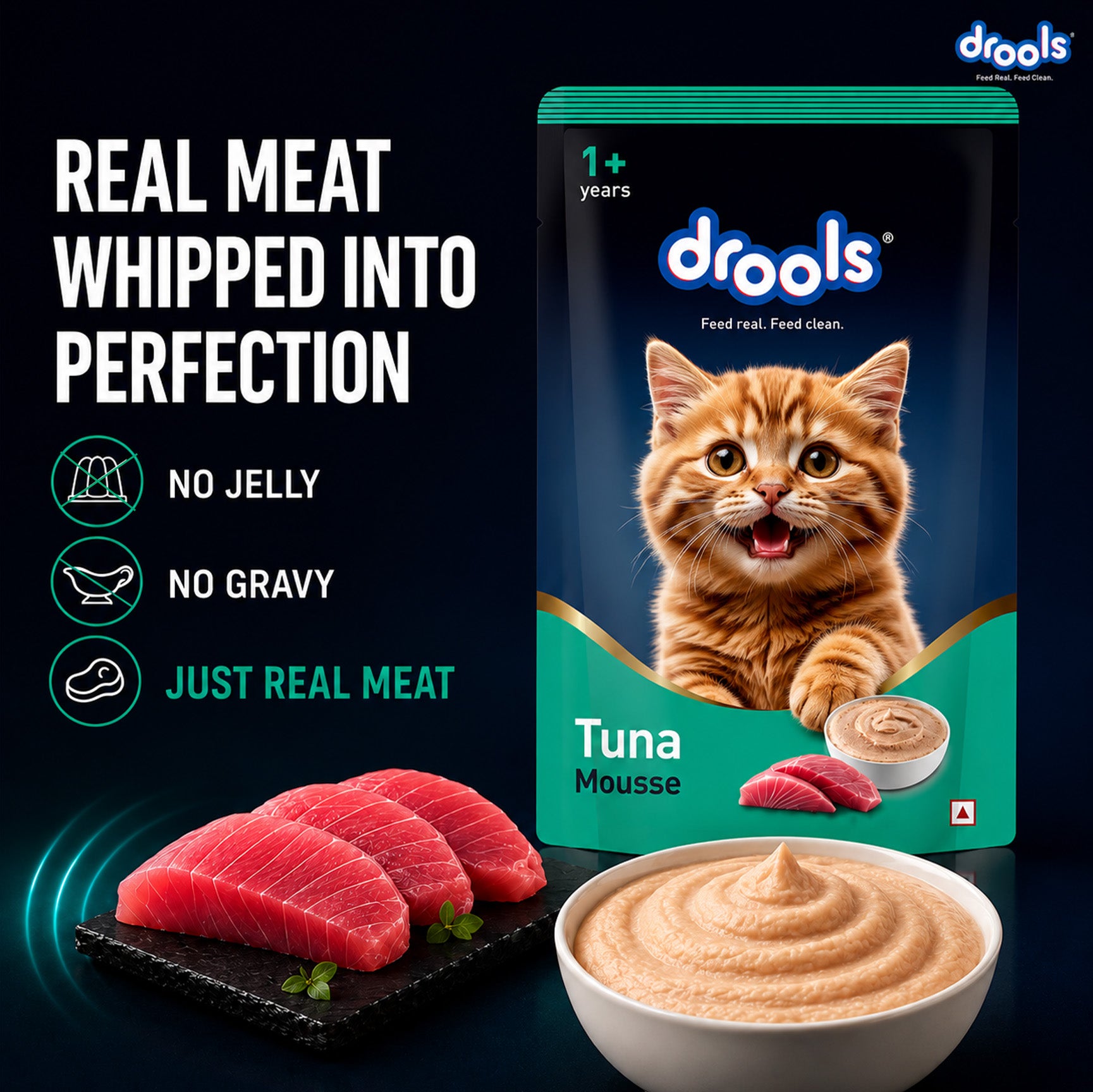Drools Tuna Mousse Adult Cat Wet Food image 5