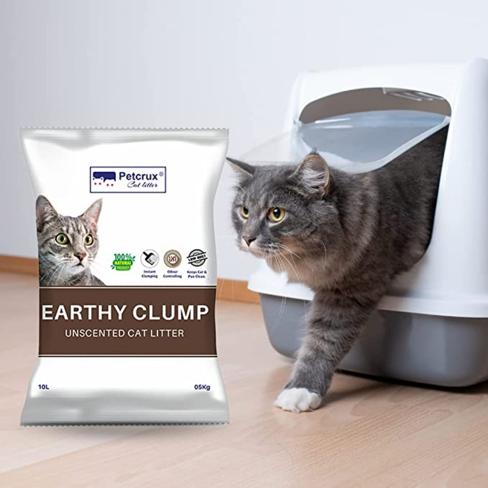 Petcrux Earthy Clump Unscented Cat Litter image 3