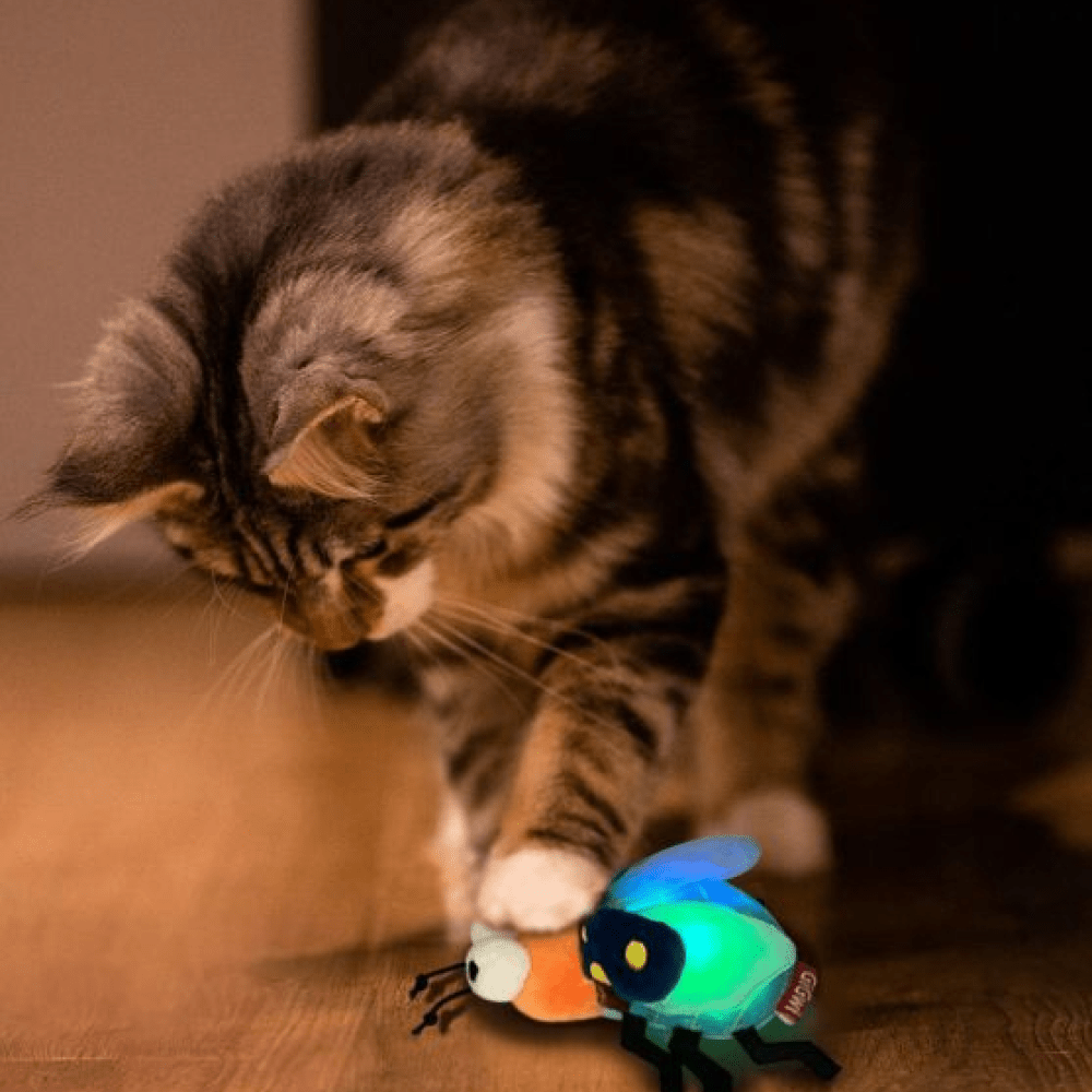 GiGwi Shinning Friends Firefly with LED light and Catnip inside Toy for Cats image 9
