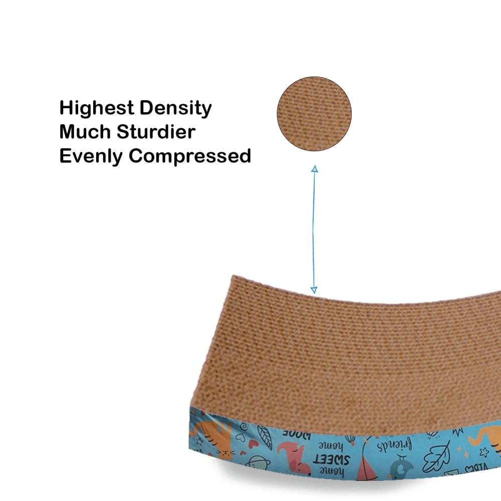 Goofy Tails Scratcher for Cats (Yellow) image 5