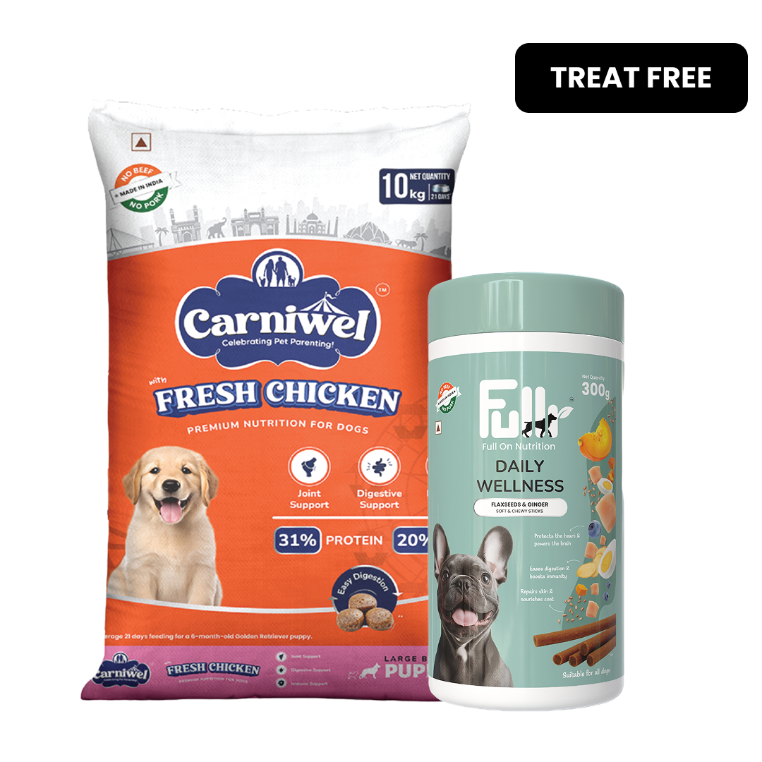 Carniwel Fresh Chicken Kibble Large Breed Puppy Dog Dry Food image 2