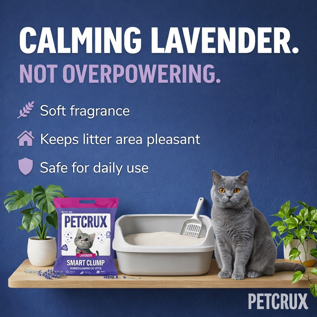Petcrux Lavender & Lemon Scented Smart Clumping Cat Litter image 10