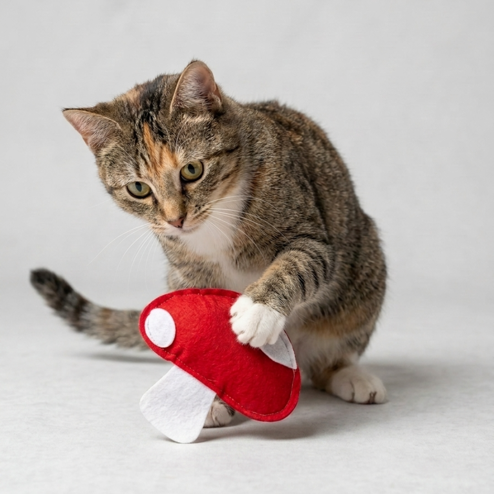 Skatrs Magic Mushroom Toy for Cats and Kittens image 1