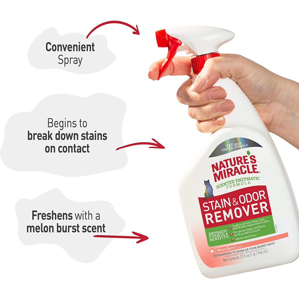Nature’s Miracle Stain & Odor Remover for Cats (Melon Burst) image 3