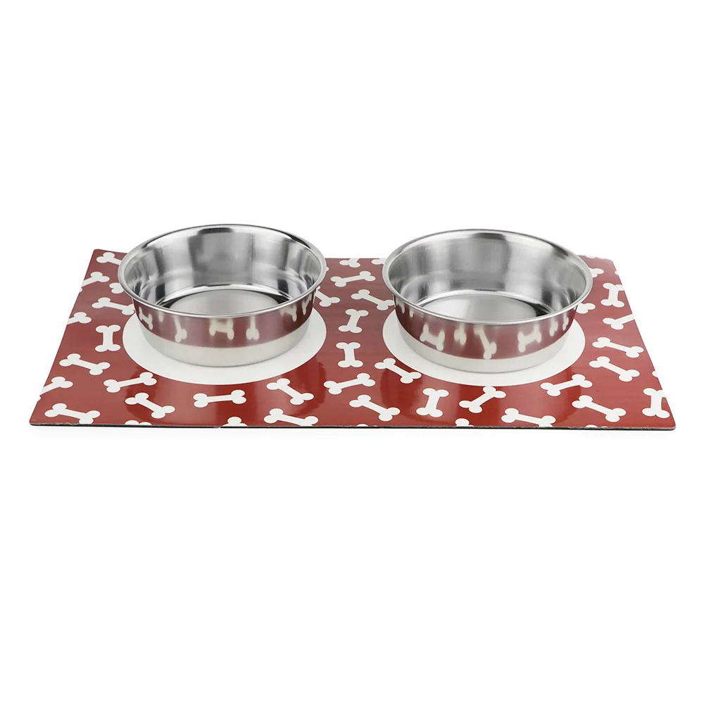 Pawpourri Stay On Mat for Dogs and Cats (Red) image 5