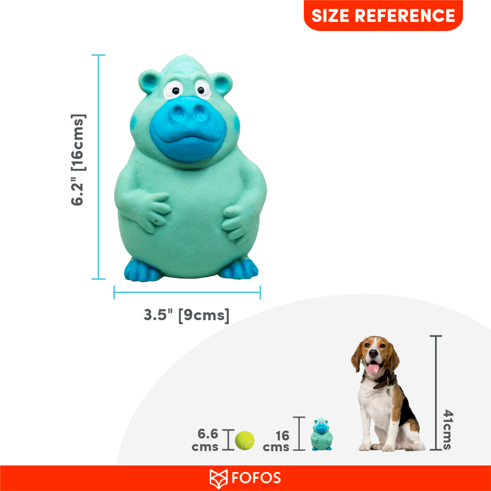 Barkbutler x Fofos Latex Bi Ape Toy for Dogs image 6