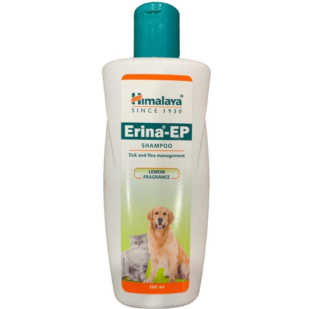 Himalaya Erina EP Tick & Flea Shampoo with Drools Absolute Calcium Supplement Tablets Dog Combo image 10