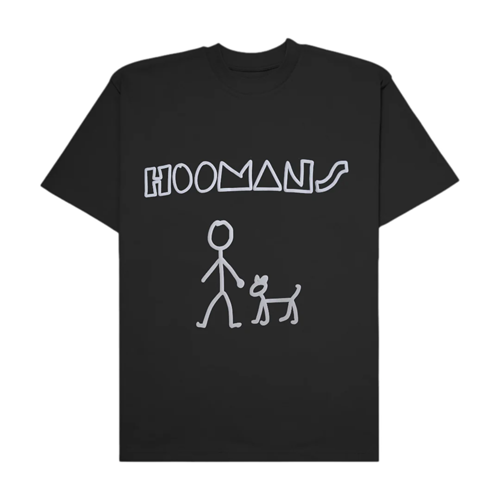 Hoomans The Head Tilt T Shirt for Men and Women (Black)