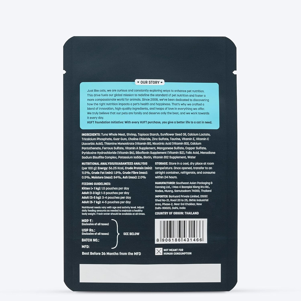 HUFT Meowsi Tuna & Shrimp In Broth Cat Wet Food image 8