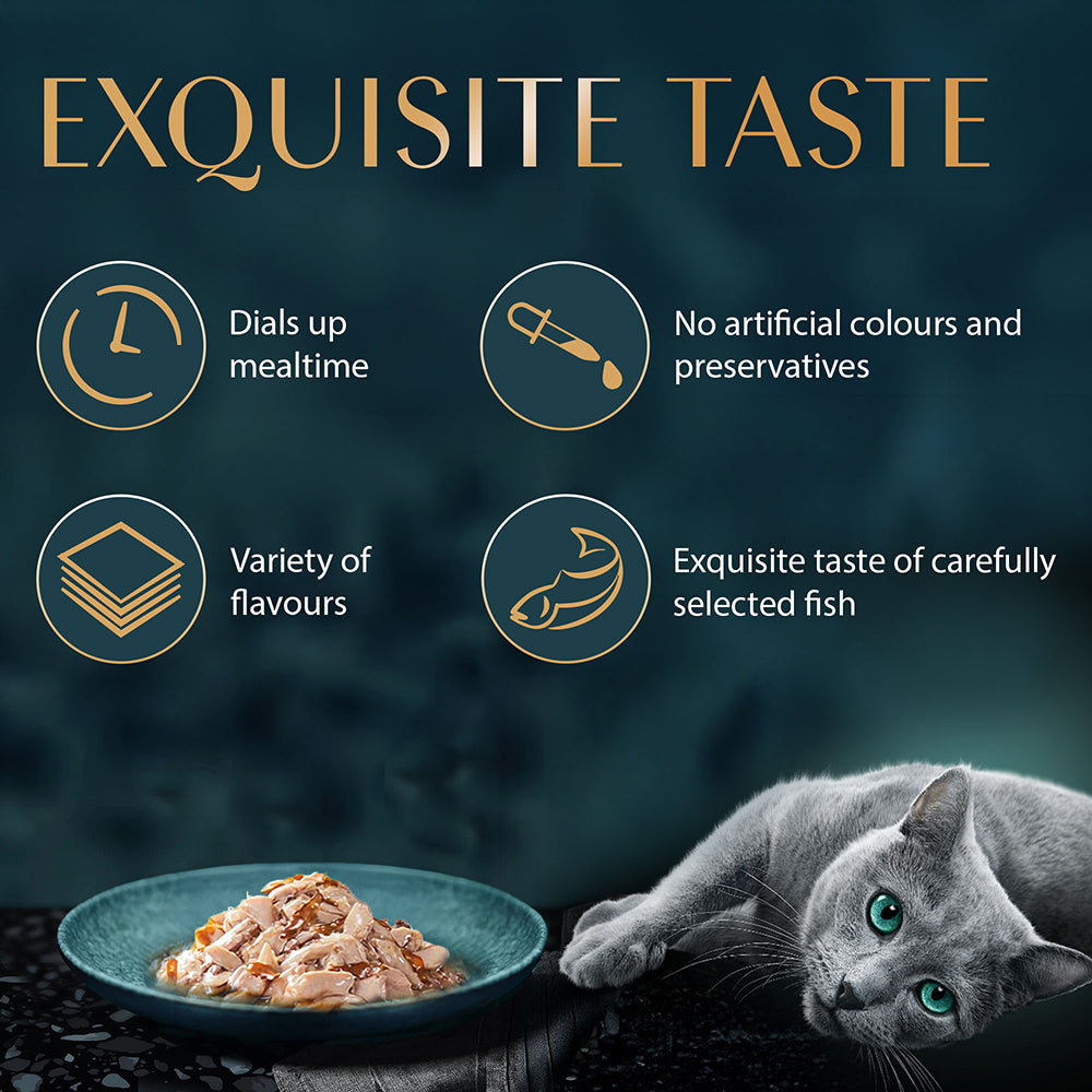 Sheba Fish with Dry Bonito or Skipjack Premium Cat Wet Food image 3