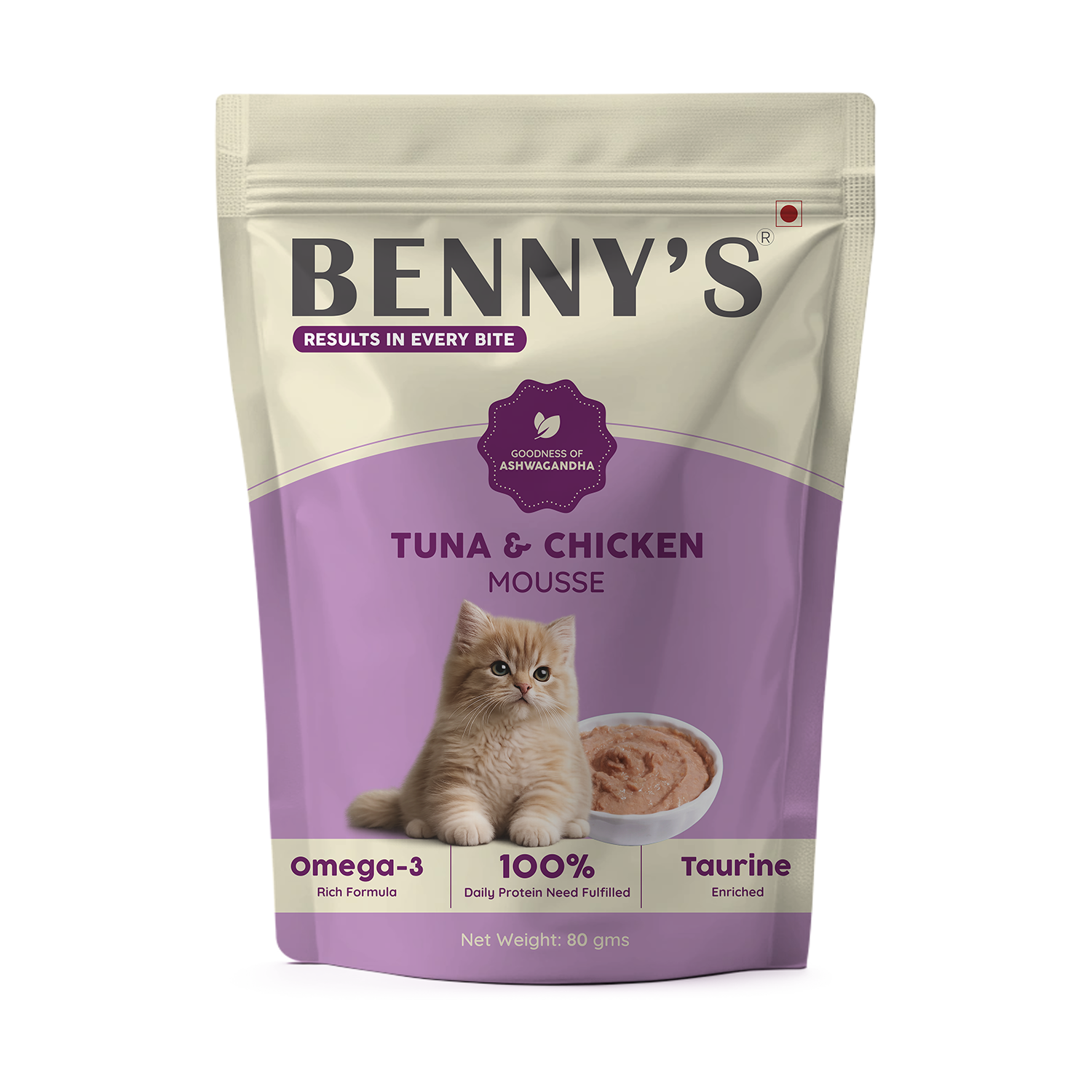 Benny's Bowl Tuna Fish & Chicken Mousse Wet Food for Cats image 5