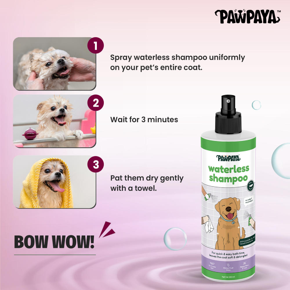 Pawpaya Waterless Shampoo for Dogs image 4