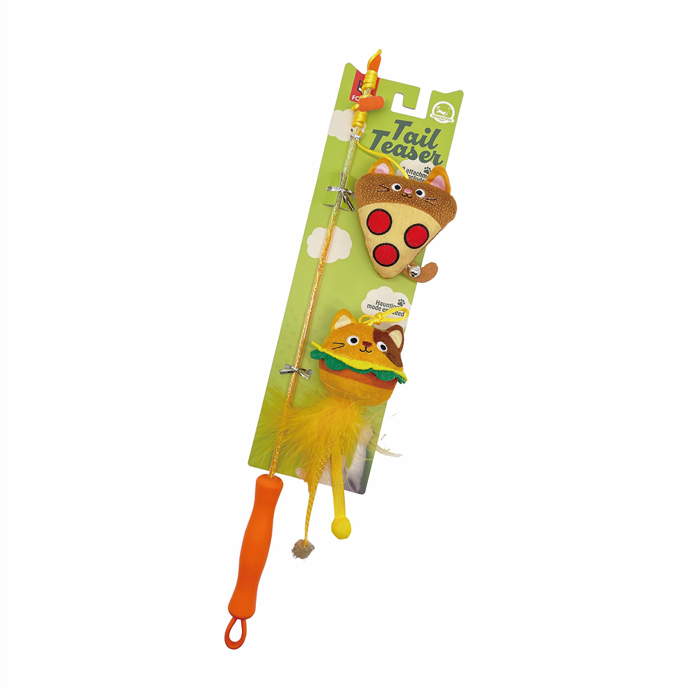 Fofos Wand Meow Fast Food Teaser Toy for Cats