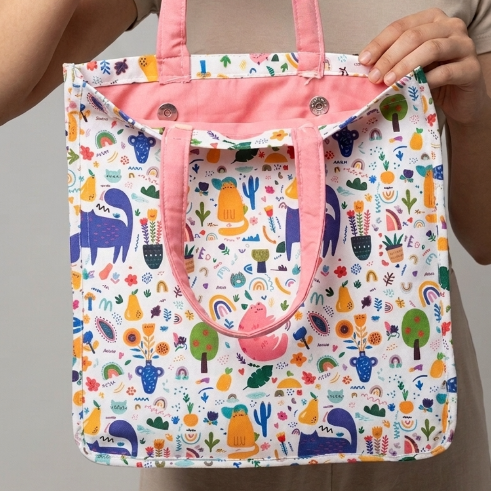 Skatrs Cat Themed Tote Bag image 2