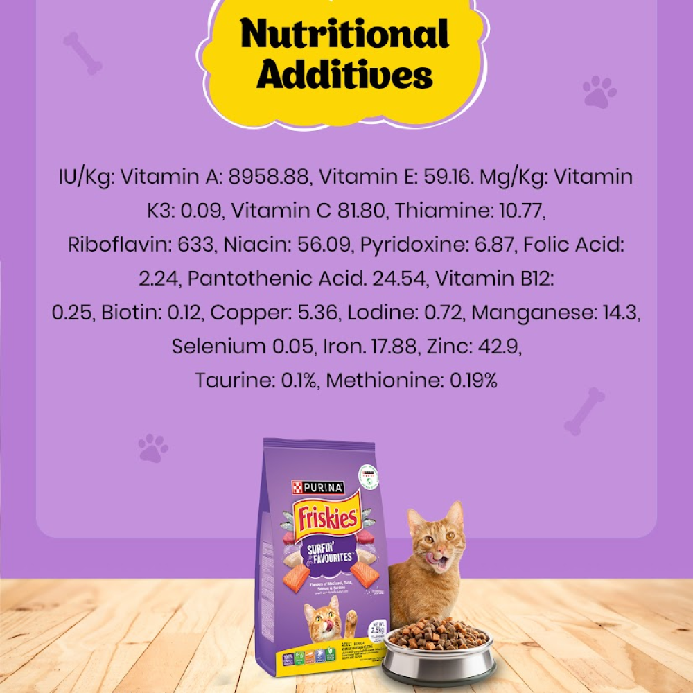 Friskies Surfin Cat Dry Food and Purina Felix Chicken with Jelly Adult Cat Wet Food Combo image 4