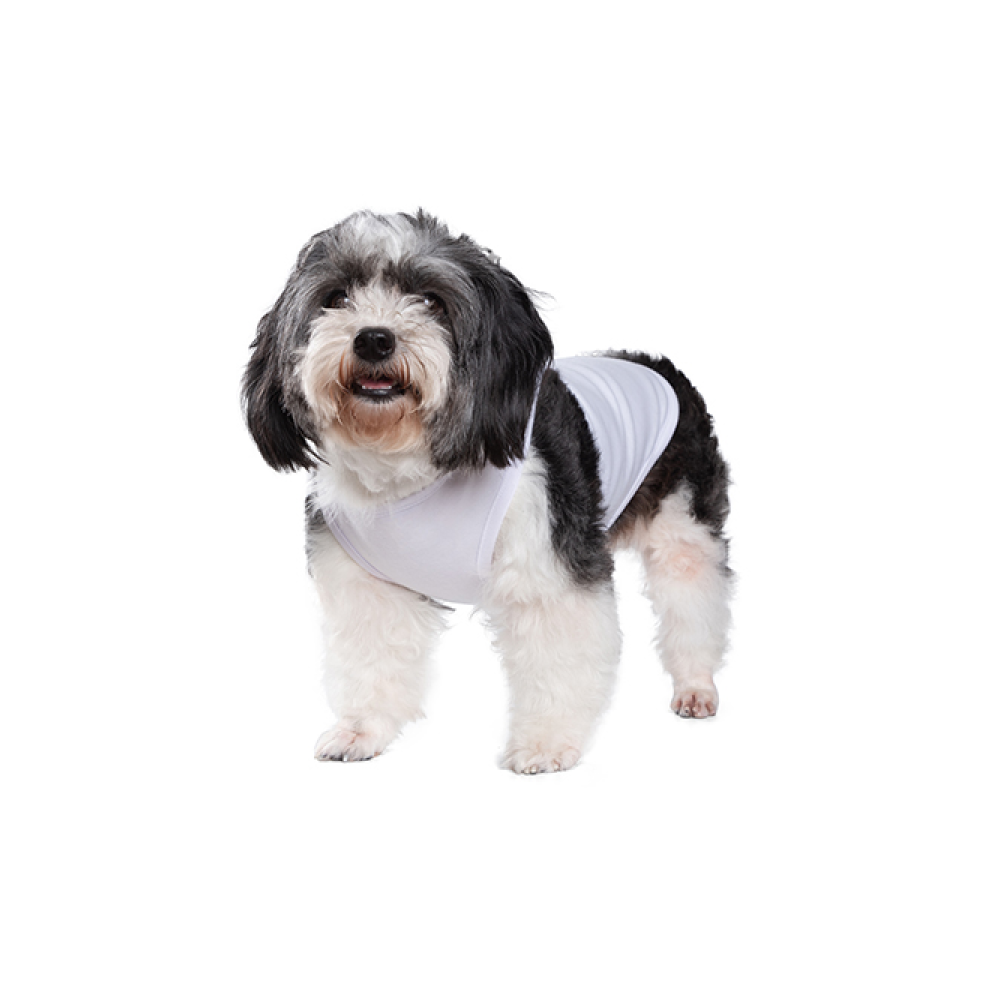 Talking Dog Club Tanky's Tank Tops for Dogs and Cats (White) image 2