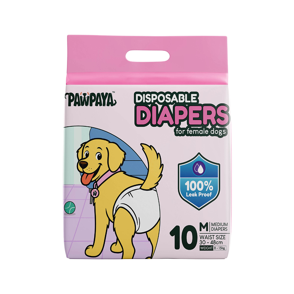 Pawpaya 100% Leak Proof Disposable Diapers for Female Dogs image 7