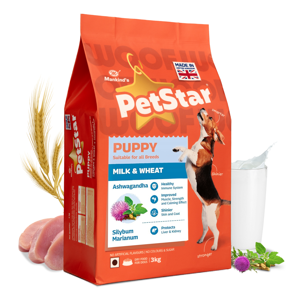 Mankind Petstar Milk and Wheat Puppy Dog Dry Food image 10