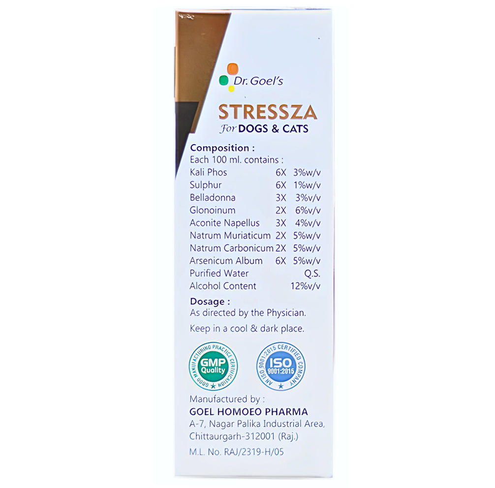 Dr Goel's Stressza for Dogs and Cats (30ml) image 4