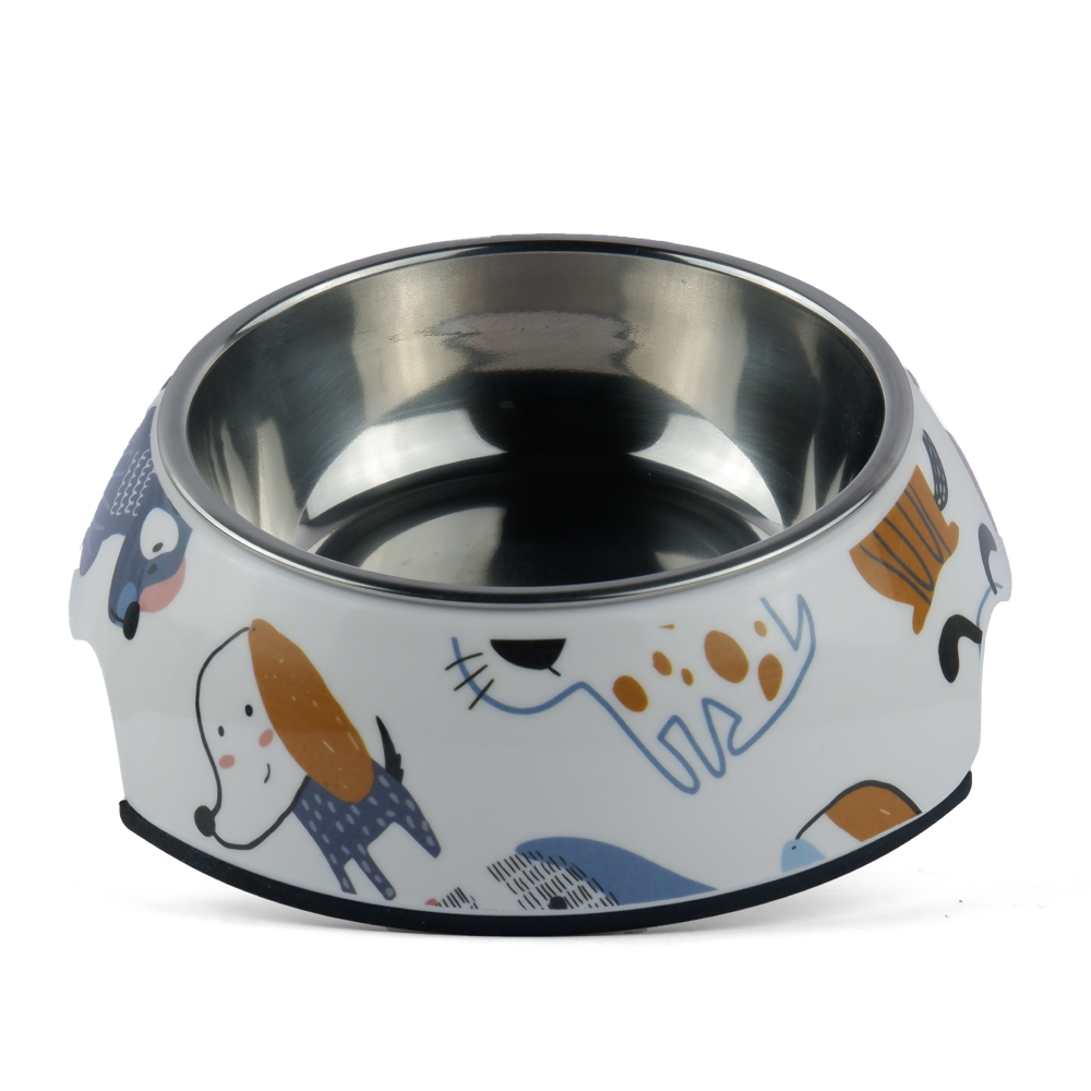Pet Vogue Cartoon Pattern Colourful Bowl for Dogs and Cats image 5