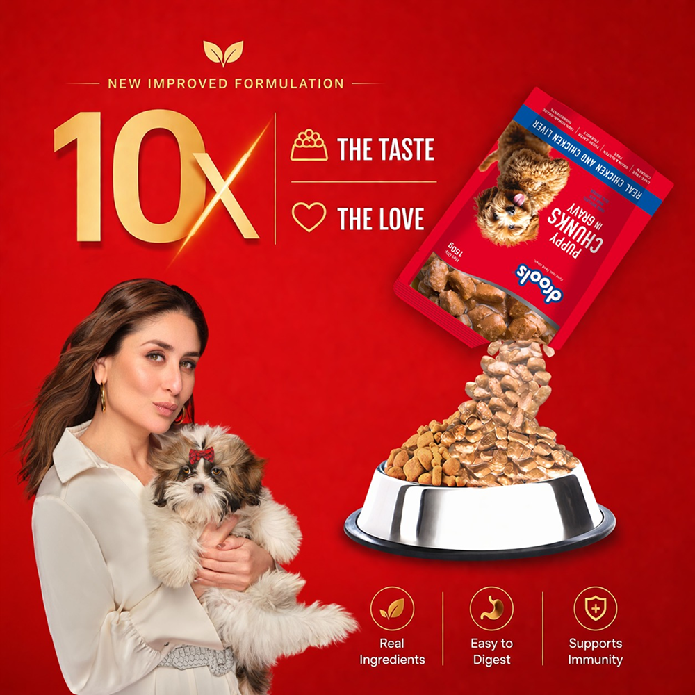 Drools Real Chicken & Chicken Liver Chunks in Gravy Adult Dog Wet Food image 5