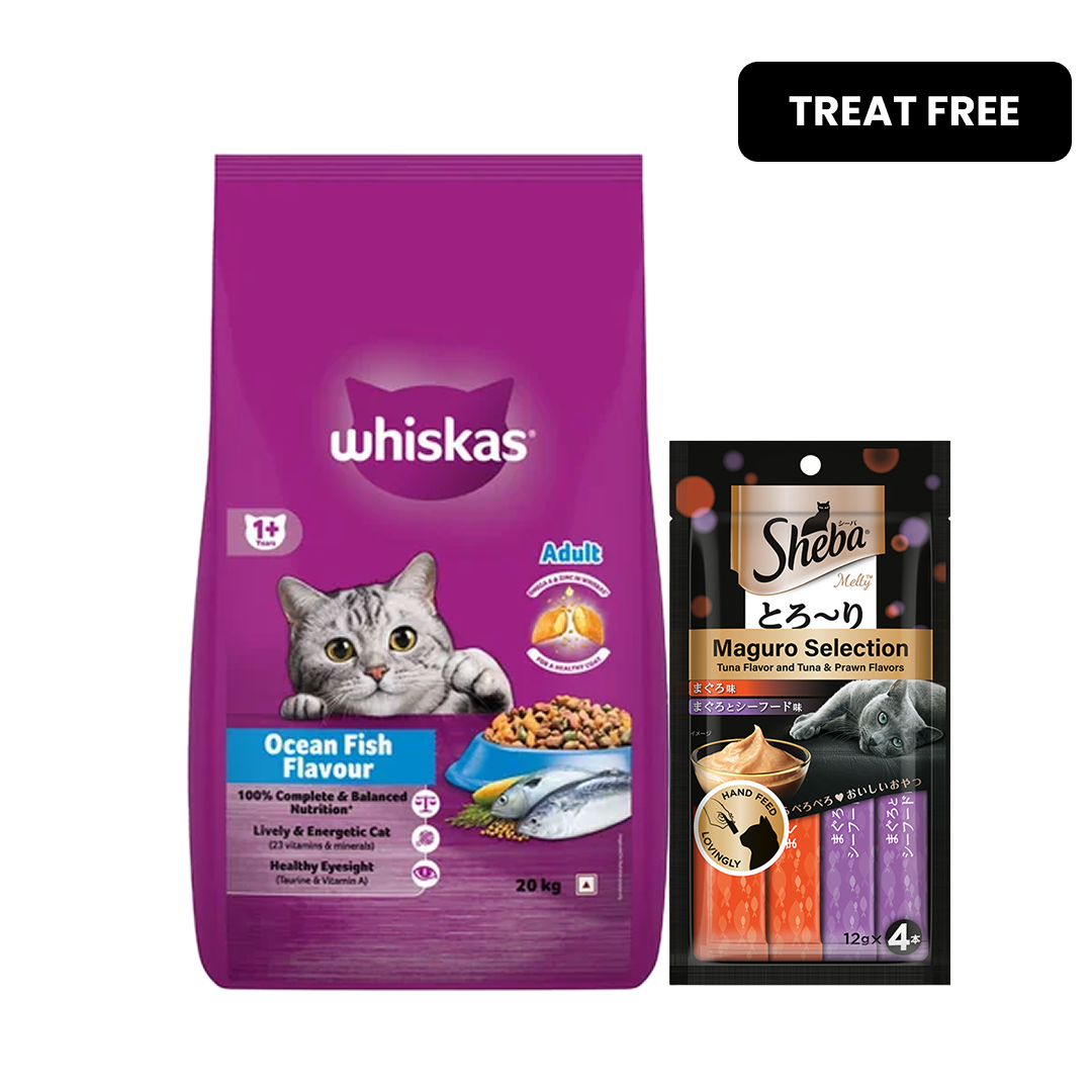 Whiskas Ocean Fish Flavour Adult Cat Dry Food image 2