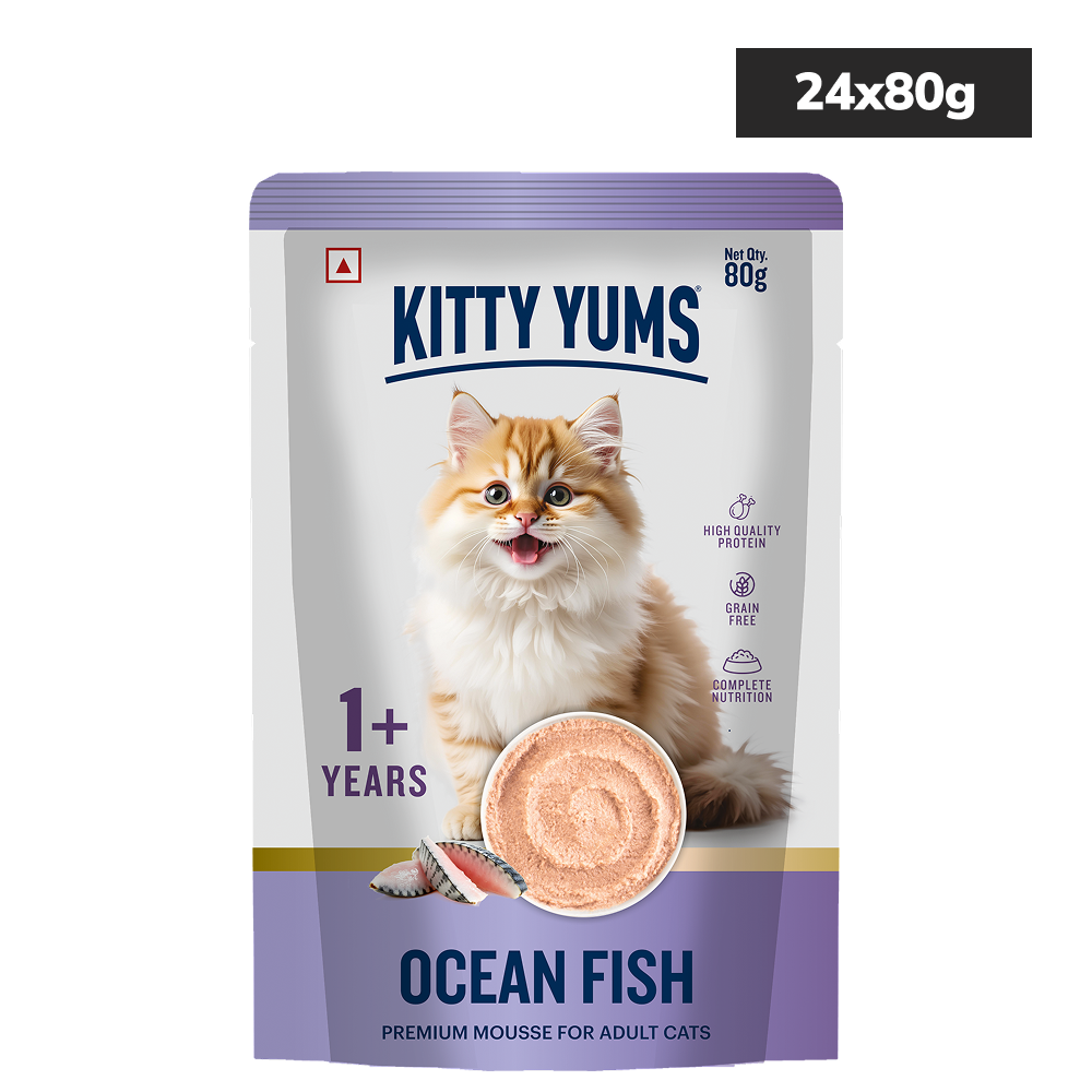 Kitty Yum Ocean Fish Mousse Cat Wet Food image 1