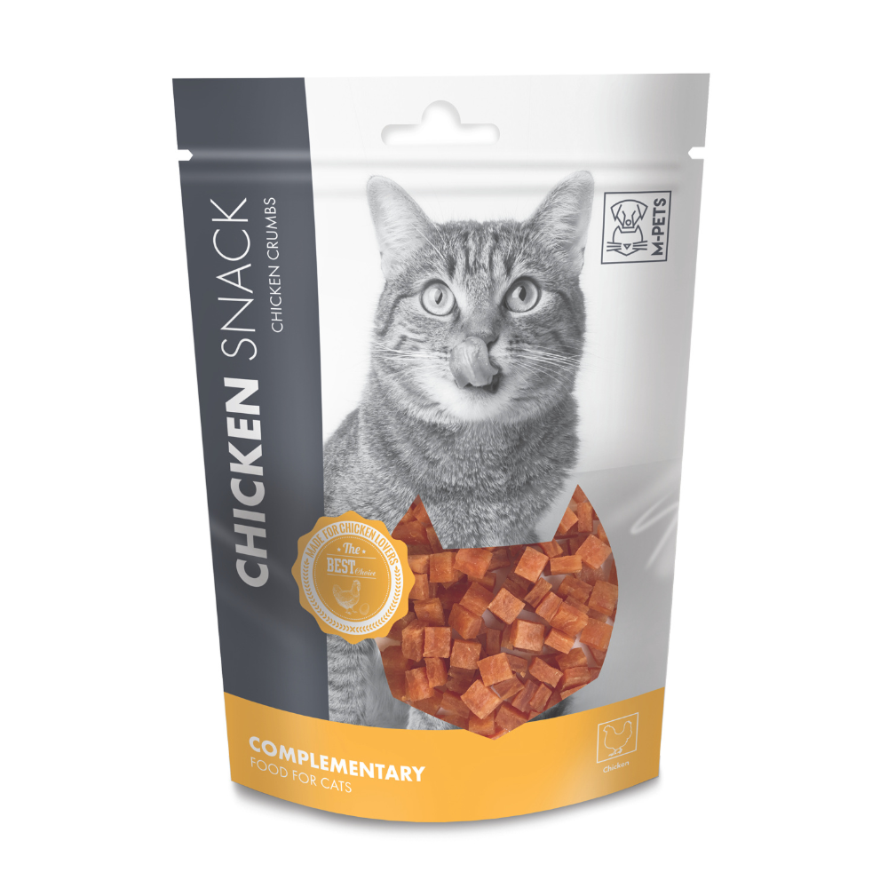 M PETS  Chicken Crumbs Treats for Cats image 1