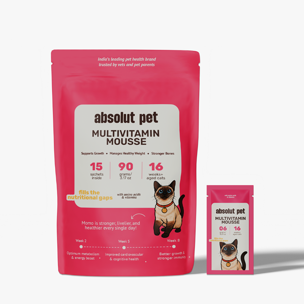 Absolut Pet Multivitamin Mousse Cat Supplements