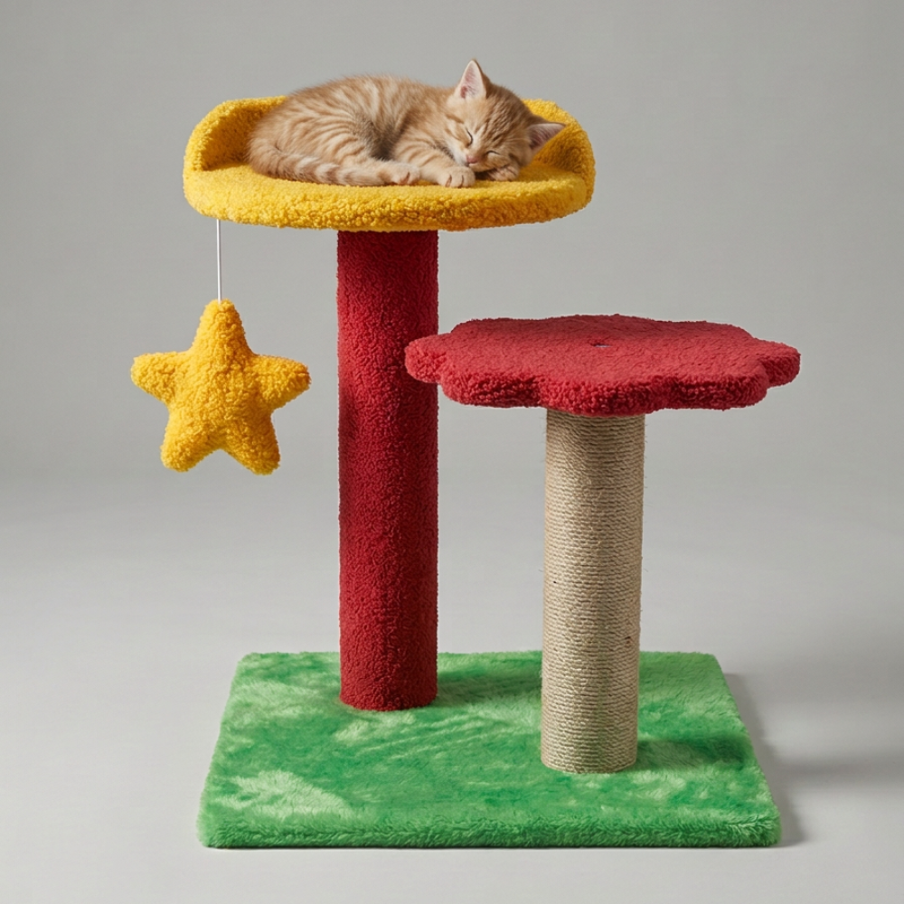 Skatrs Kitty Loft Cat Tree for Cats and Kittens image 1