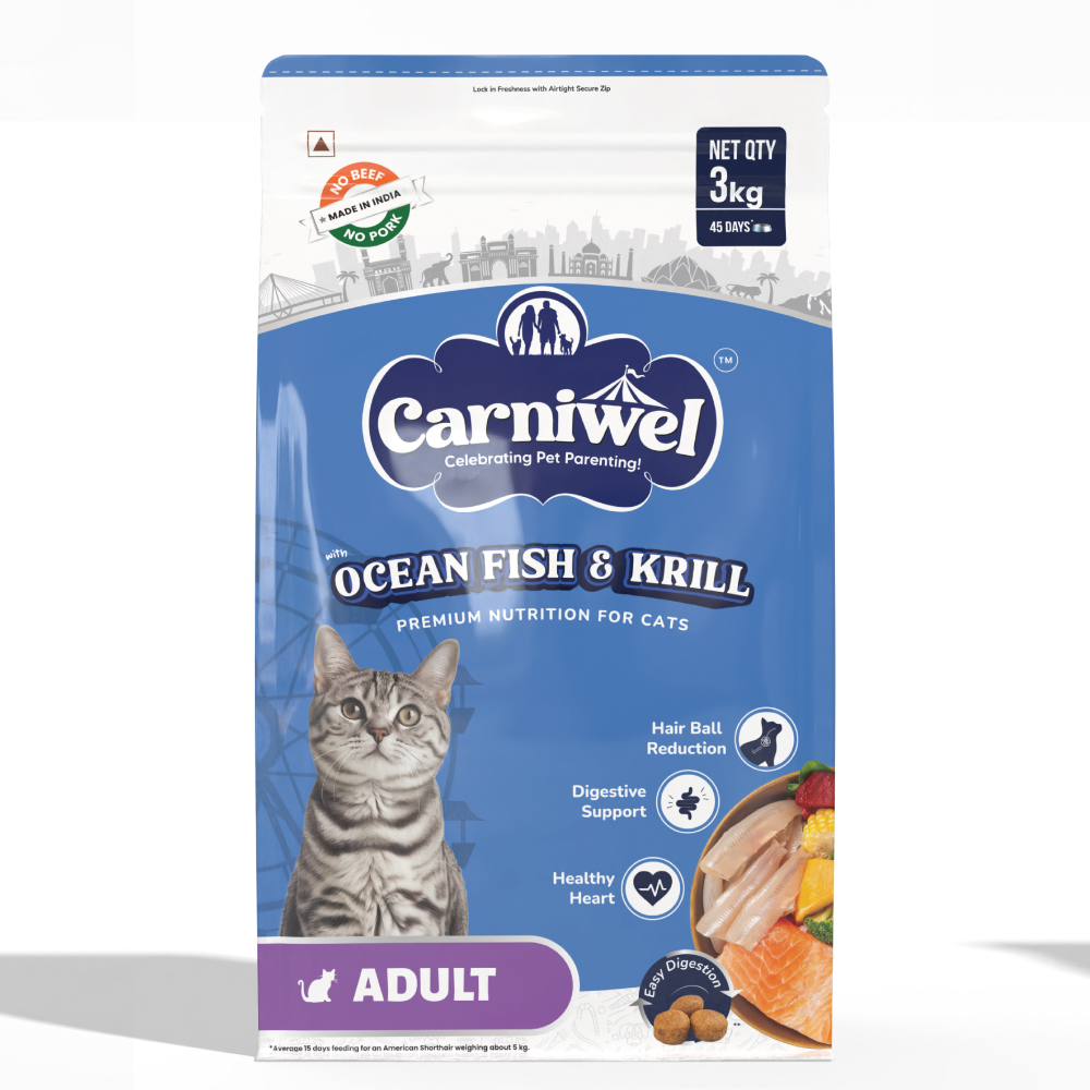 Carniwel Ocean Fish and Krill For Adult Cat Dry Food image 9