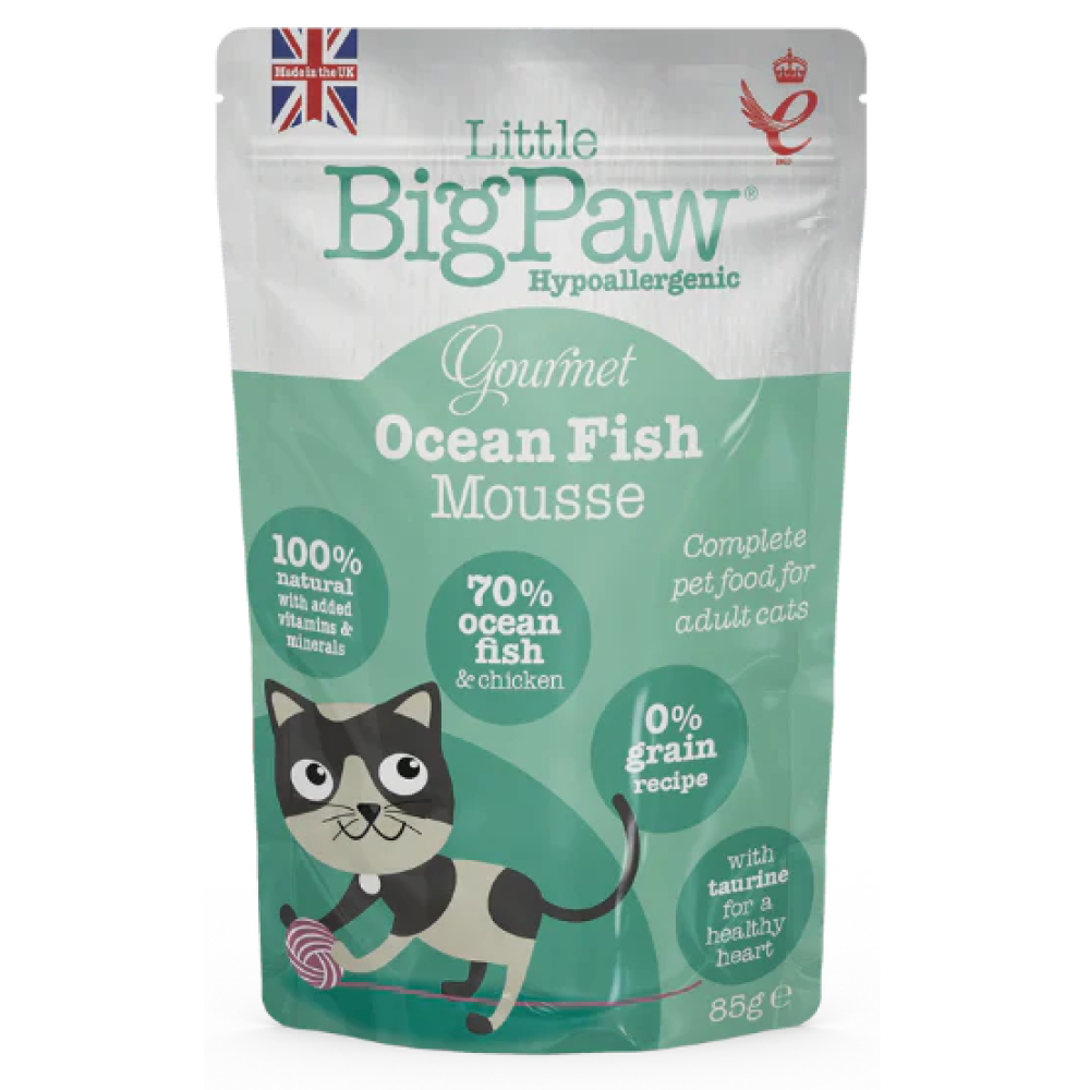 Little Big Paw Ocean Fish Mousse Cat Wet Food image 3