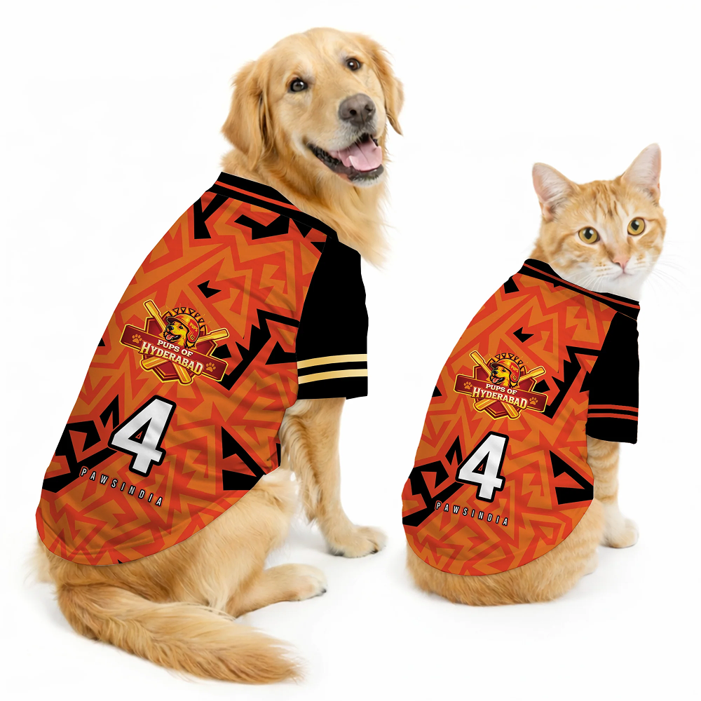 Pawsindia Pups Of Hyderabad T20 Pets Premier League Jersey for Dogs | Indian Pet League