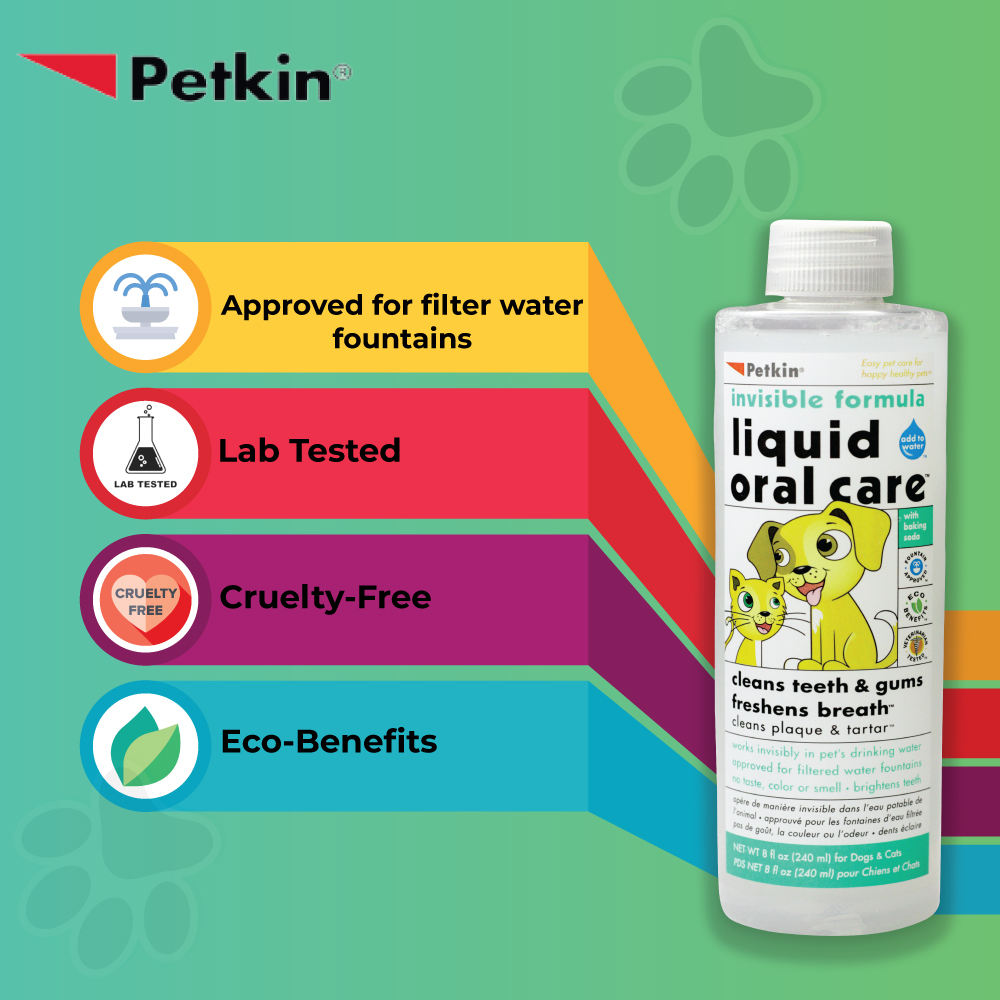 Petkin Liquid Oral Care Invisible formula for Pets image 3