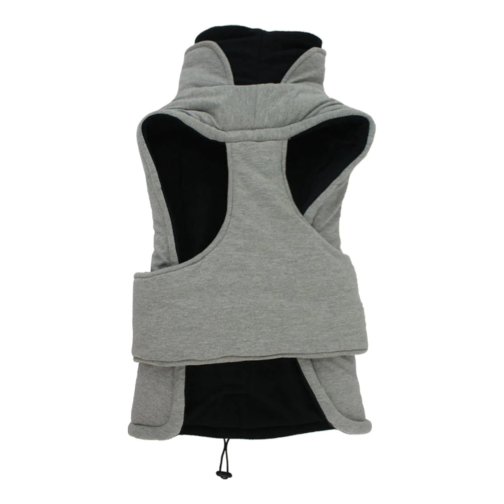 Pawpourri Melange Winter Jacket for Dogs and Cats (Grey) image 3