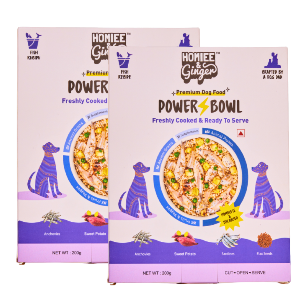 Homiee & Ginger Power Bowl Fish Fiesta Fresh Food for Dogs image 8