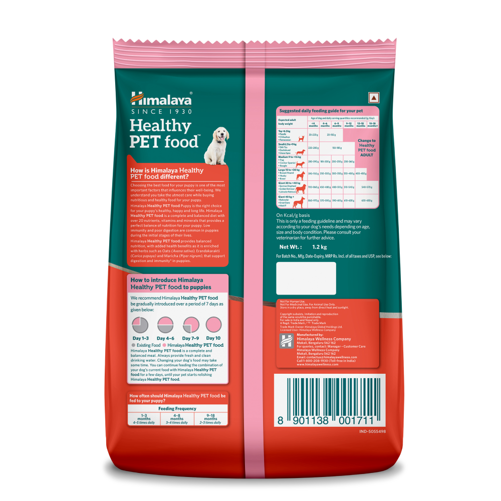 Himalaya Chicken & Milk Healthy Pet Puppy Dry Food image 10
